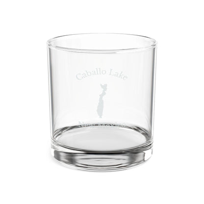 New  Mexico  Caballo  Lake  Engraved  Whiskey  Glass  other  position  view  from  front  10.5oz.webp