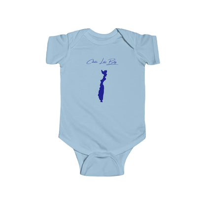 New  Mexico  Caballo  Lake  Onesie  front  position  view  from  front  light  blue.webp
