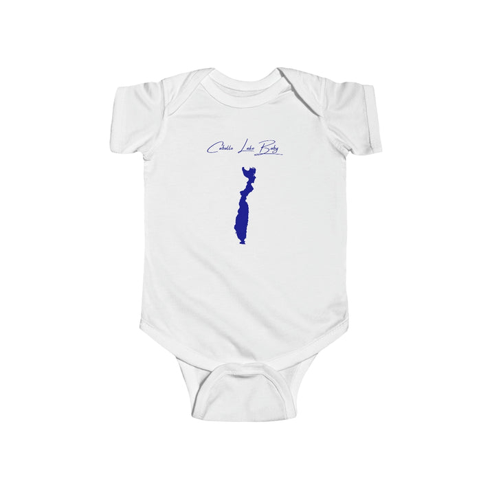 New  Mexico  Caballo  Lake  Onesie  front  position  view  from  front  white.webp