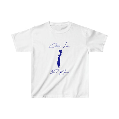 New  Mexico  Caballo  Lake  Youth  T-shirt  front  position  view  from  front  white.webp