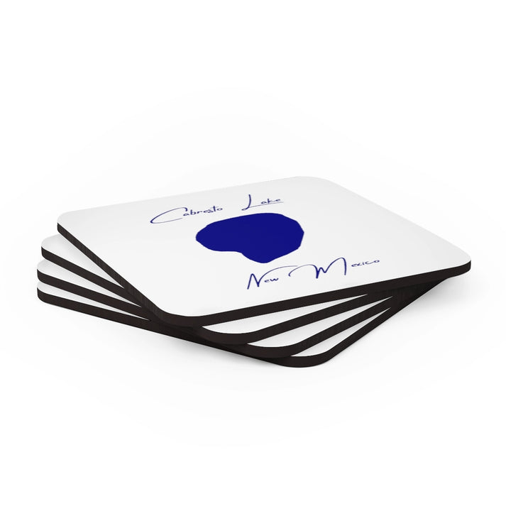 New  Mexico  Cabresto  Lake  Coaster  Set  front  position  view  from  stacked  3.75  x  3.75.webp