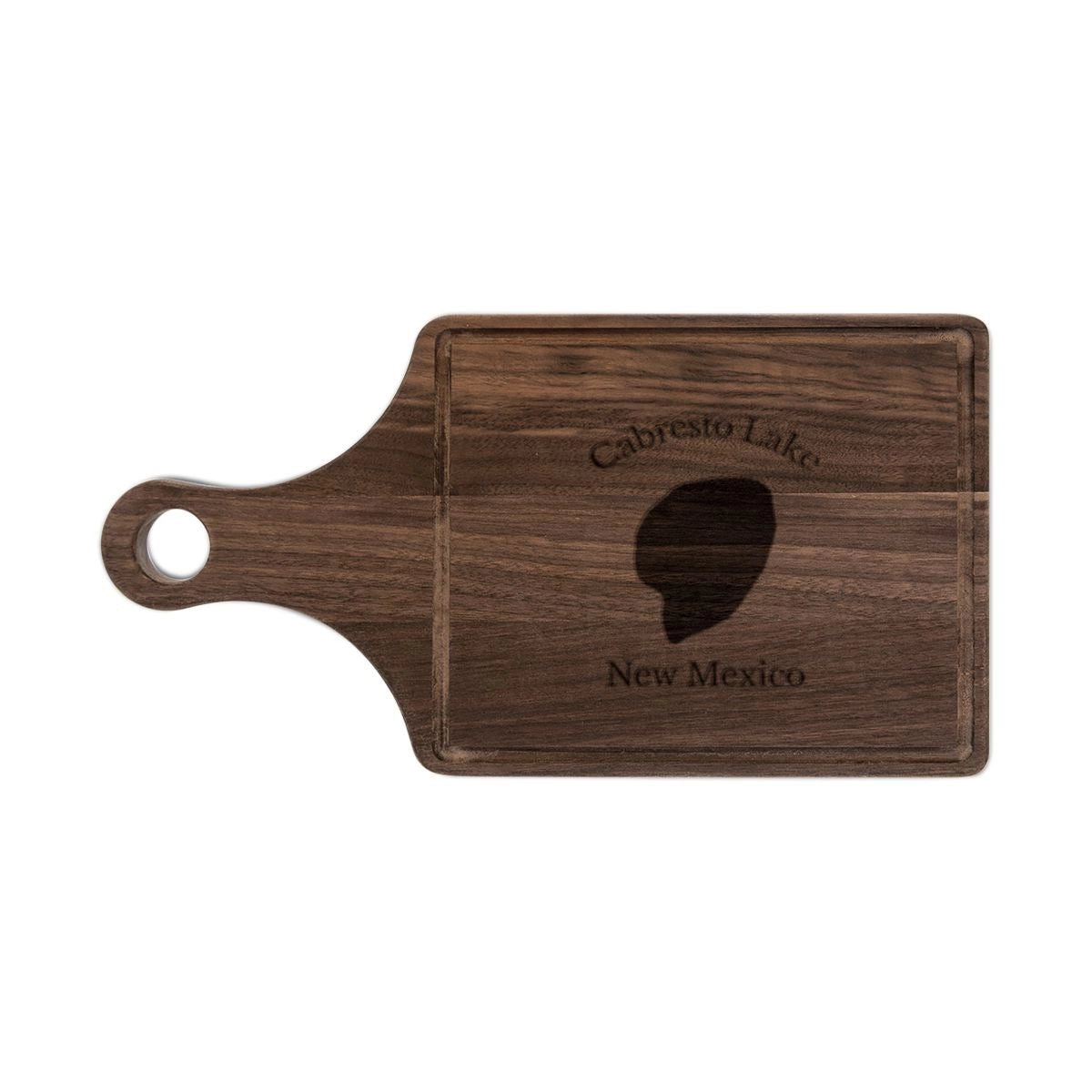 New  Mexico  Cabresto  Lake  Engraved  Cutting  Board  front  position  view  from  front  walnut.webp