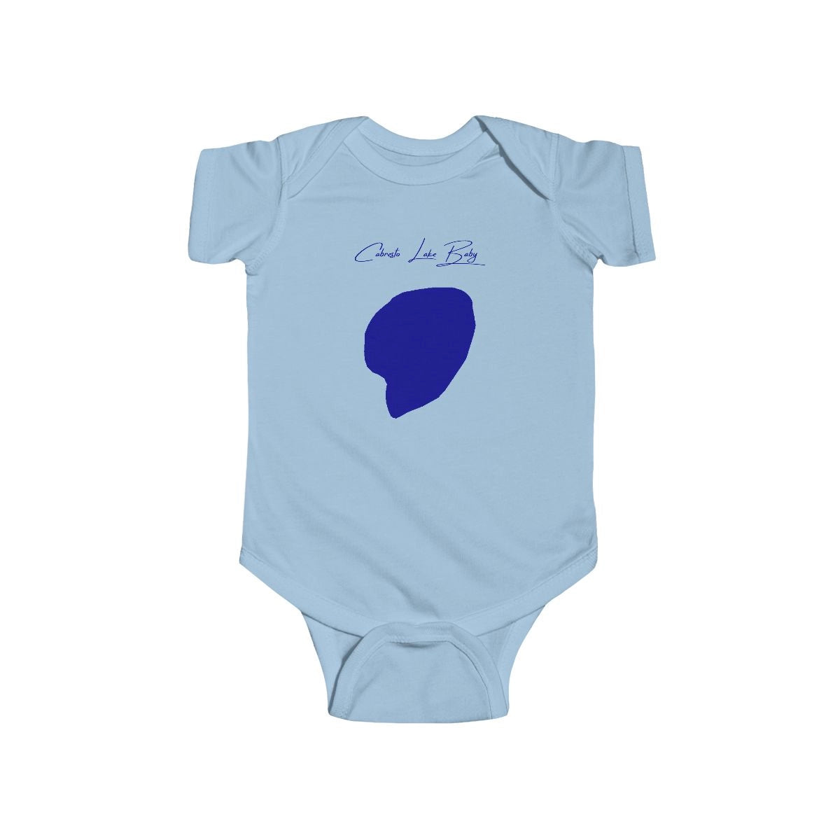 New  Mexico  Cabresto  Lake  Onesie  front  position  view  from  front  light  blue.webp