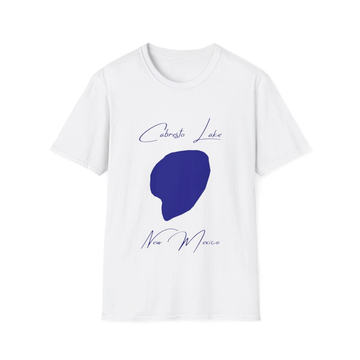 New  Mexico  Cabresto  Lake  T-shirt  front  position  view  from  front  white.webp