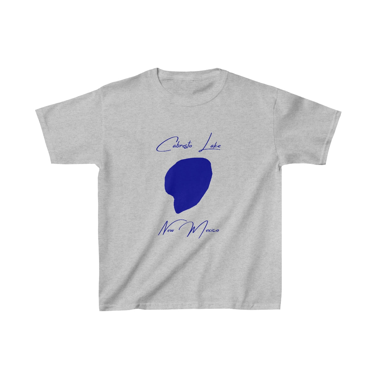 New  Mexico  Cabresto  Lake  Youth  T-shirt  front  position  view  from  front  sport  grey.webp