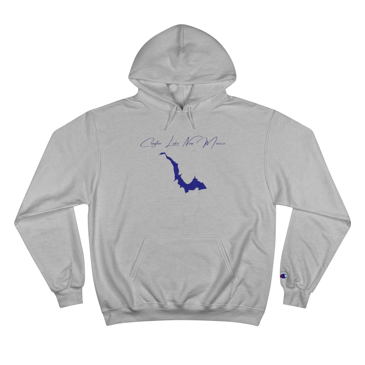 New  Mexico  Clayton  Lake  Hoodie  front  position  view  from  front  light  steel.webp