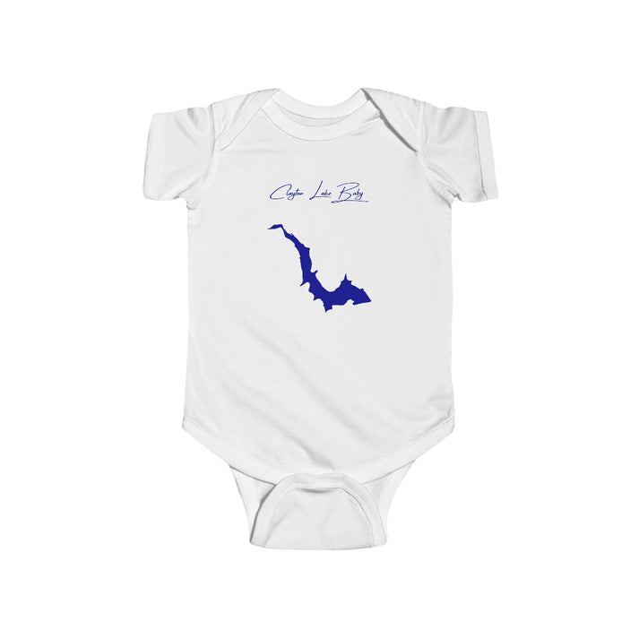 New  Mexico  Clayton  Lake  Onesie  front  position  view  from  front  white.webp