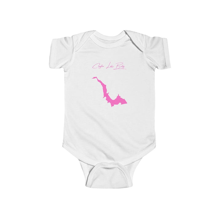 New  Mexico  Clayton  Lake  Onesie  front  position  view  from  front  white.webp