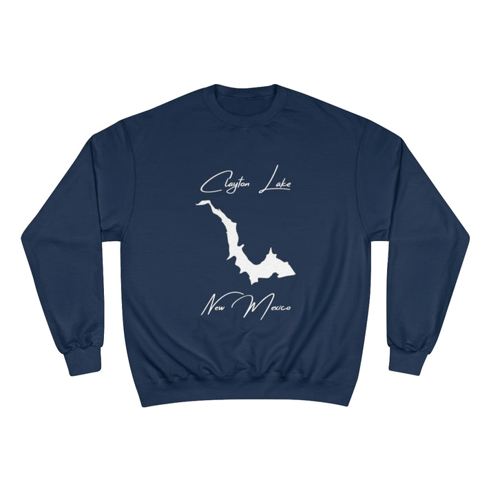 New  Mexico  Clayton  Lake  Sweatshirt  front  position  view  from  front  navy.webp