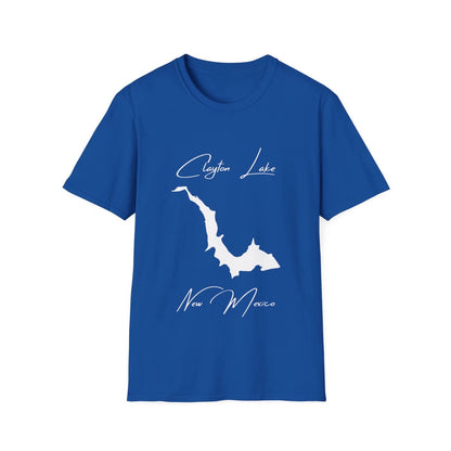New  Mexico  Clayton  Lake  T-shirt  front  position  view  from  front  royal.webp