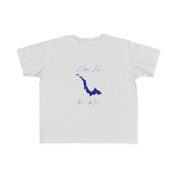 New  Mexico  Clayton  Lake  Toddler  T-shirt  front  position  view  from  front  silver.webp