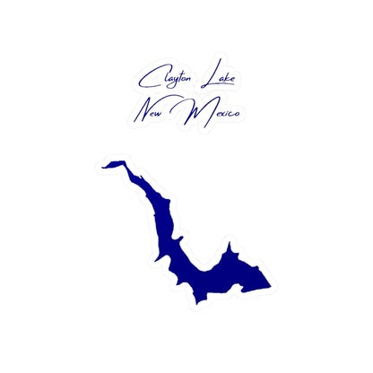 New  Mexico  Clayton  Lake  Vinyl  Decal  other  position  view  from  front  4  x  6.webp