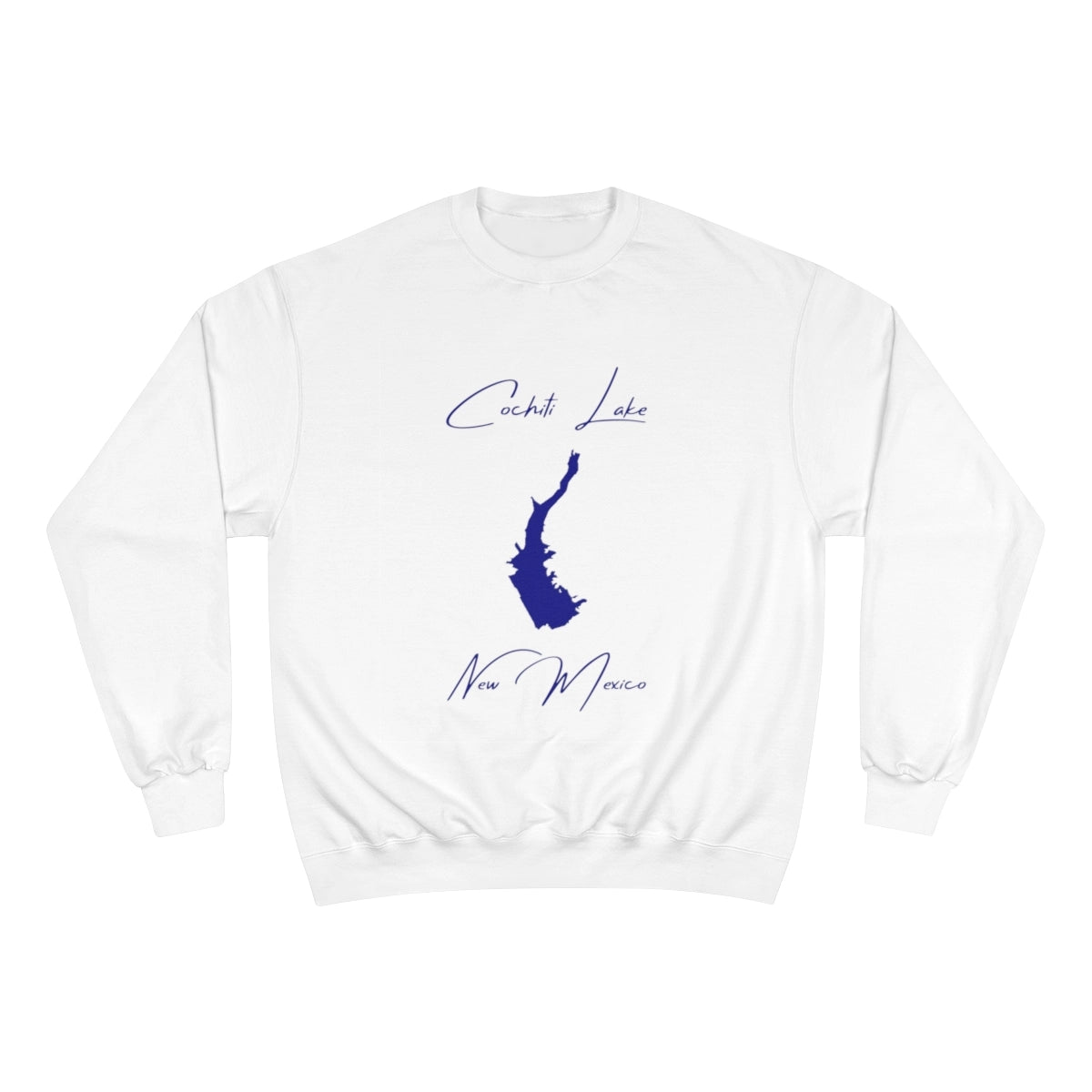 New  Mexico  Cochiti  Lake  Sweatshirt  front  position  view  from  front  white.webp
