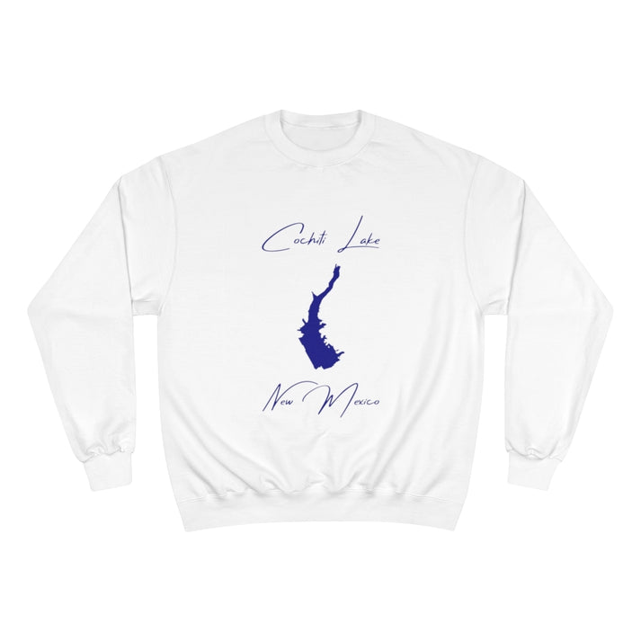 New  Mexico  Cochiti  Lake  Sweatshirt  front  position  view  from  front  white.webp