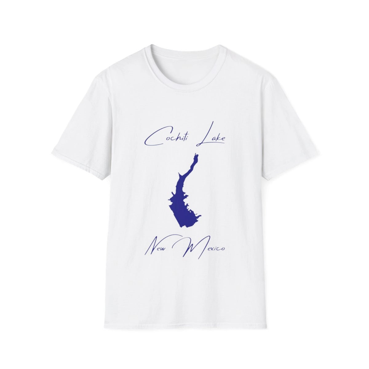 New  Mexico  Cochiti  Lake  T-shirt  front  position  view  from  front  white.webp