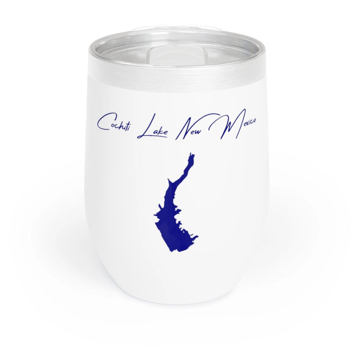New  Mexico  Cochiti  Lake  Wine  Tumbler  front  position  view  from  front  white.webp