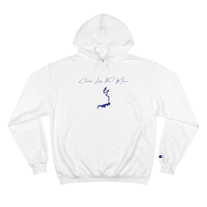 New  Mexico  Conchas  Lake  Hoodie  front  position  view  from  front  white.webp