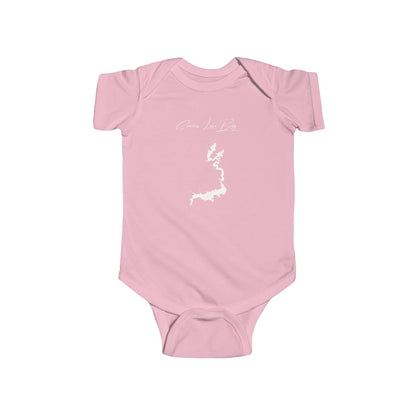 New  Mexico  Conchas  Lake  Onesie  front  position  view  from  front  pink.webp