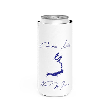 New  Mexico  Conchas  Lake  Slim  Can  Koozie  front  position  view  from  front  white.webp