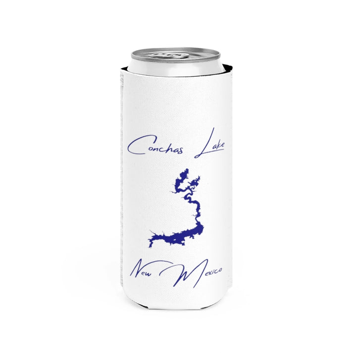 New  Mexico  Conchas  Lake  Slim  Can  Koozie  front  position  view  from  front  white.webp