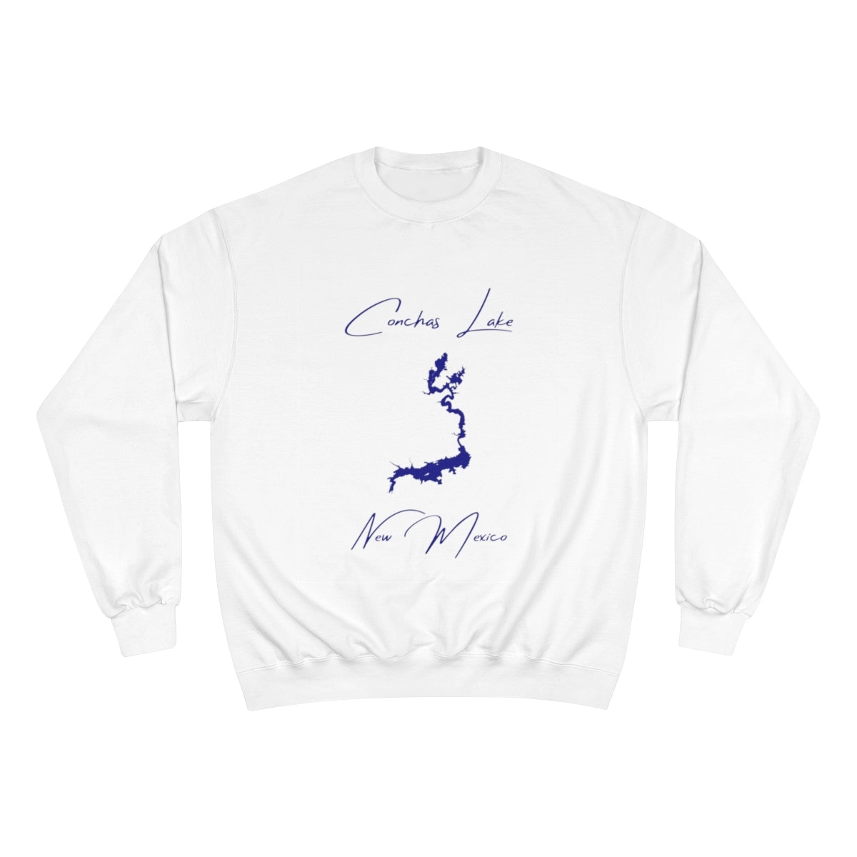 New  Mexico  Conchas  Lake  Sweatshirt  front  position  view  from  front  white.webp