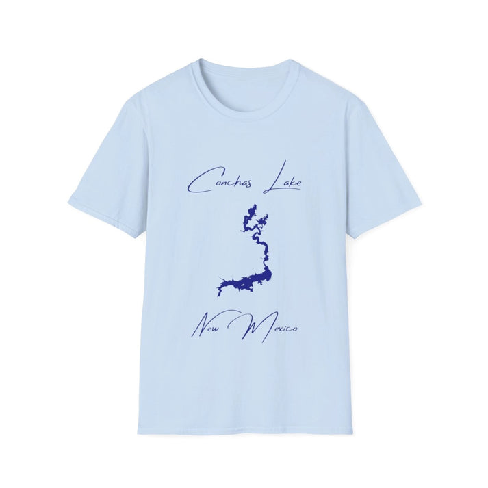 New  Mexico  Conchas  Lake  T-shirt  front  position  view  from  front  light  blue.webp