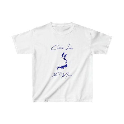 New  Mexico  Conchas  Lake  Youth  T-shirt  front  position  view  from  front  white.webp