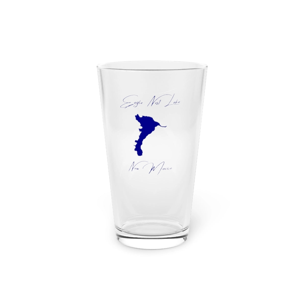 New  Mexico  Eagle  Nest  Lake  16oz  Pint  Glass  front  position  view  from  front  16oz.webp
