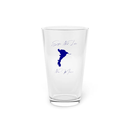 New  Mexico  Eagle  Nest  Lake  16oz  Pint  Glass  front  position  view  from  front  16oz.webp