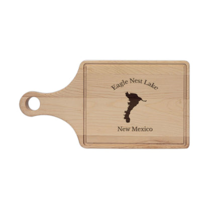 New  Mexico  Eagle  Nest  Lake  Engraved  Cutting  Board  front  position  view  from  front  maple.webp