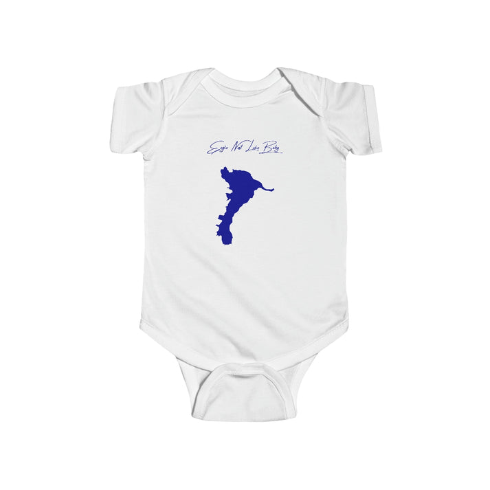 New  Mexico  Eagle  Nest  Lake  Onesie  front  position  view  from  front  white.webp