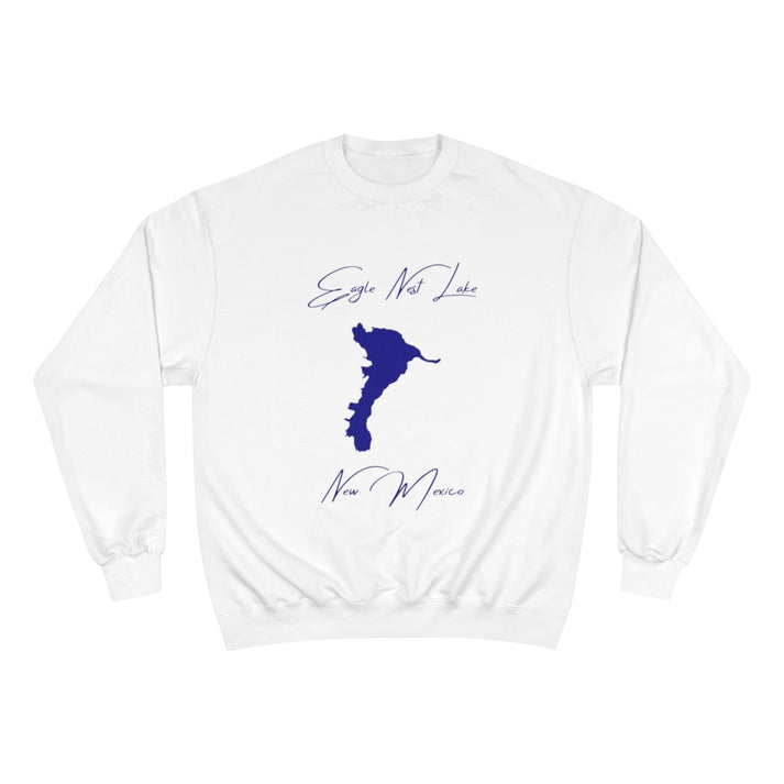 New  Mexico  Eagle  Nest  Lake  Sweatshirt  front  position  view  from  front  white.webp