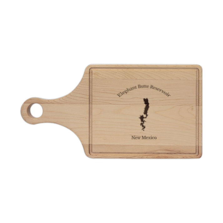 New  Mexico  Elephant  Butte  Reservoir  Engraved  Cutting  Board  front  position  view  from  front  maple.webp