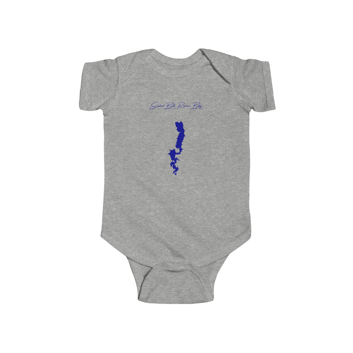 New  Mexico  Elephant  Butte  Reservoir  Onesie  front  position  view  from  front  heather.webp