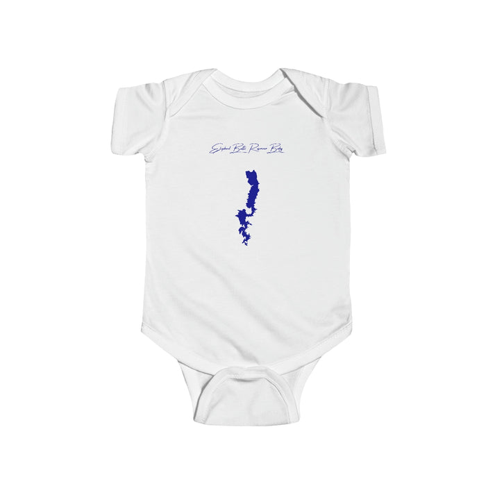 New  Mexico  Elephant  Butte  Reservoir  Onesie  front  position  view  from  front  white.webp