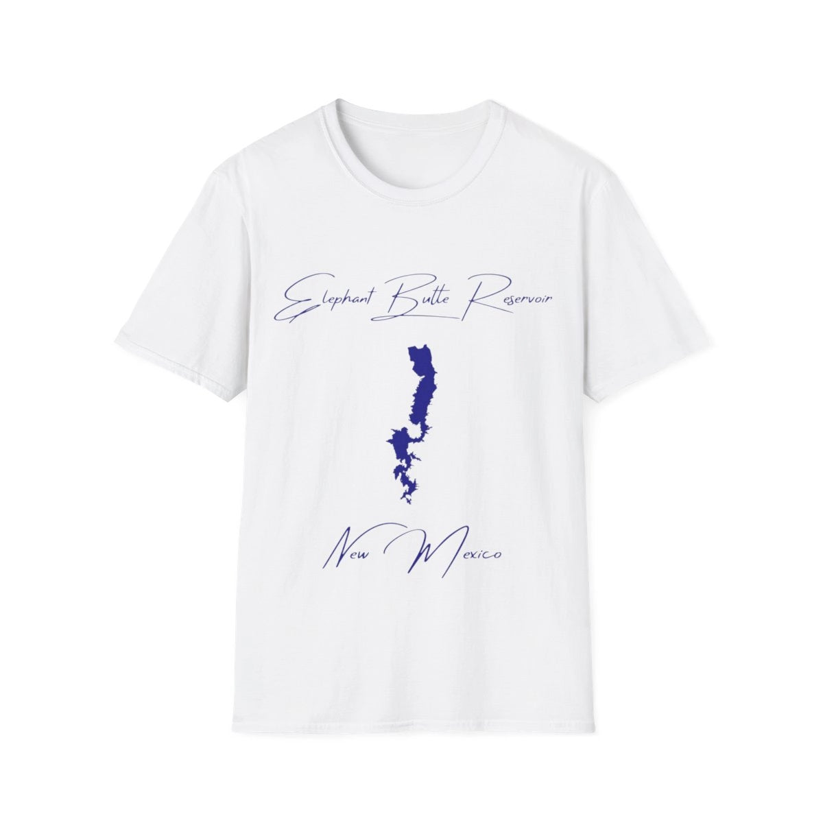 New  Mexico  Elephant  Butte  Reservoir  T-shirt  front  position  view  from  front  white.webp