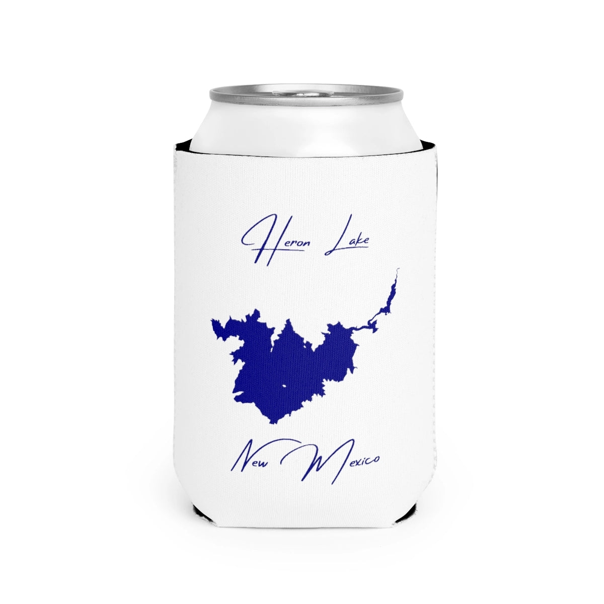 New  Mexico  Heron  Lake  Can  Koozie  front  position  view  from  front-2  white.webp