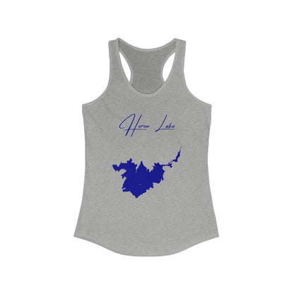 New  Mexico  Heron  Lake  Racerback-Tank  front  position  view  from  front  heather  grey.webp