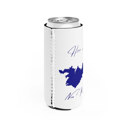 New  Mexico  Heron  Lake  Slim  Can  Koozie  all  position  view  from  right  white.webp