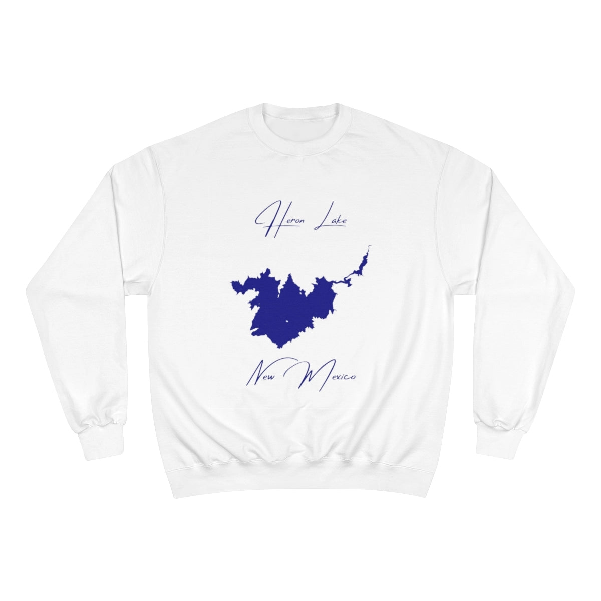 New  Mexico  Heron  Lake  Sweatshirt  front  position  view  from  front  white.webp
