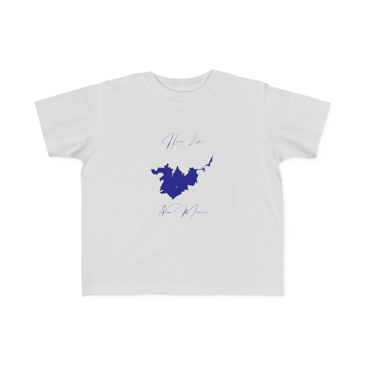 New  Mexico  Heron  Lake  Toddler  T-shirt  front  position  view  from  front  silver.webp