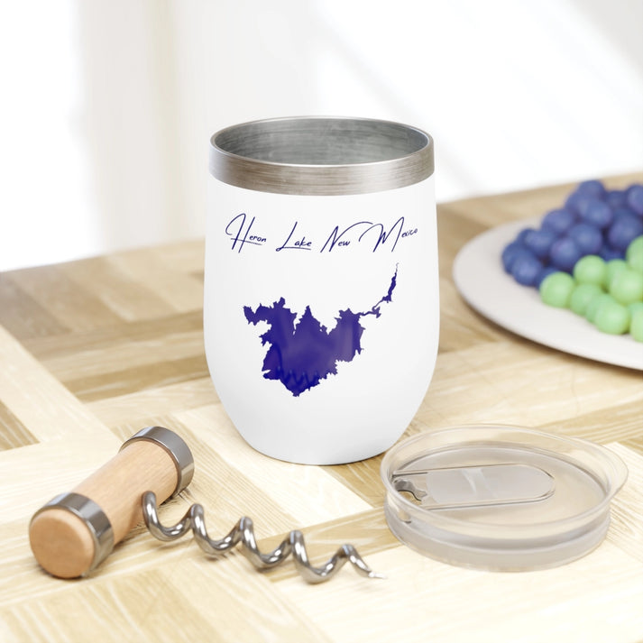 New  Mexico  Heron  Lake  Wine  Tumbler  other  position  view  from  context  white.webp