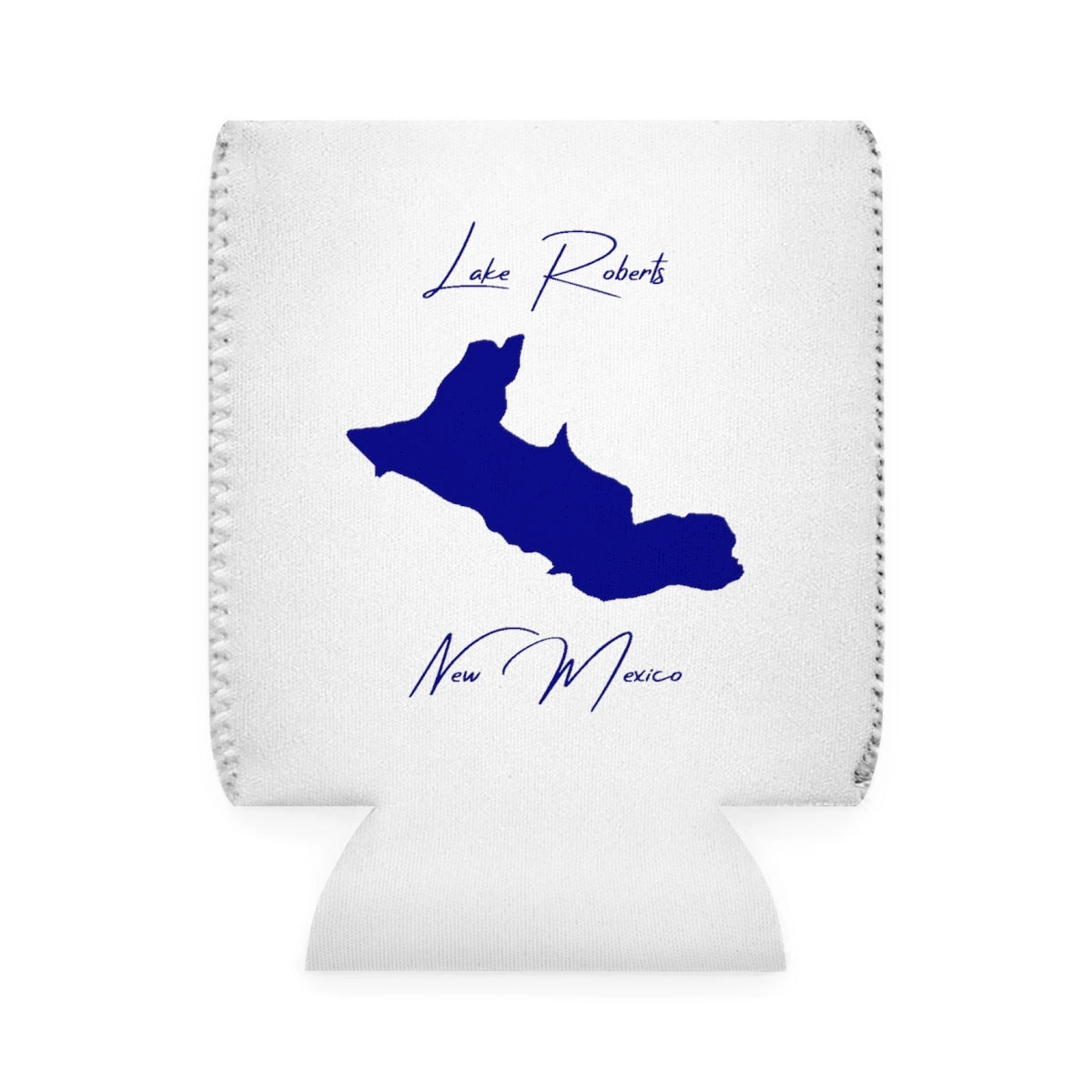 New  Mexico  Lake  Roberts  Can  Koozie  front  position  view  from  front-1  white.webp