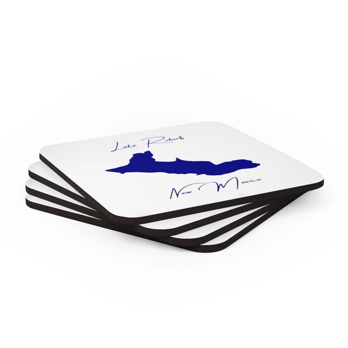 New  Mexico  Lake  Roberts  Coaster  Set  front  position  view  from  stacked  3.75  x  3.75.webp