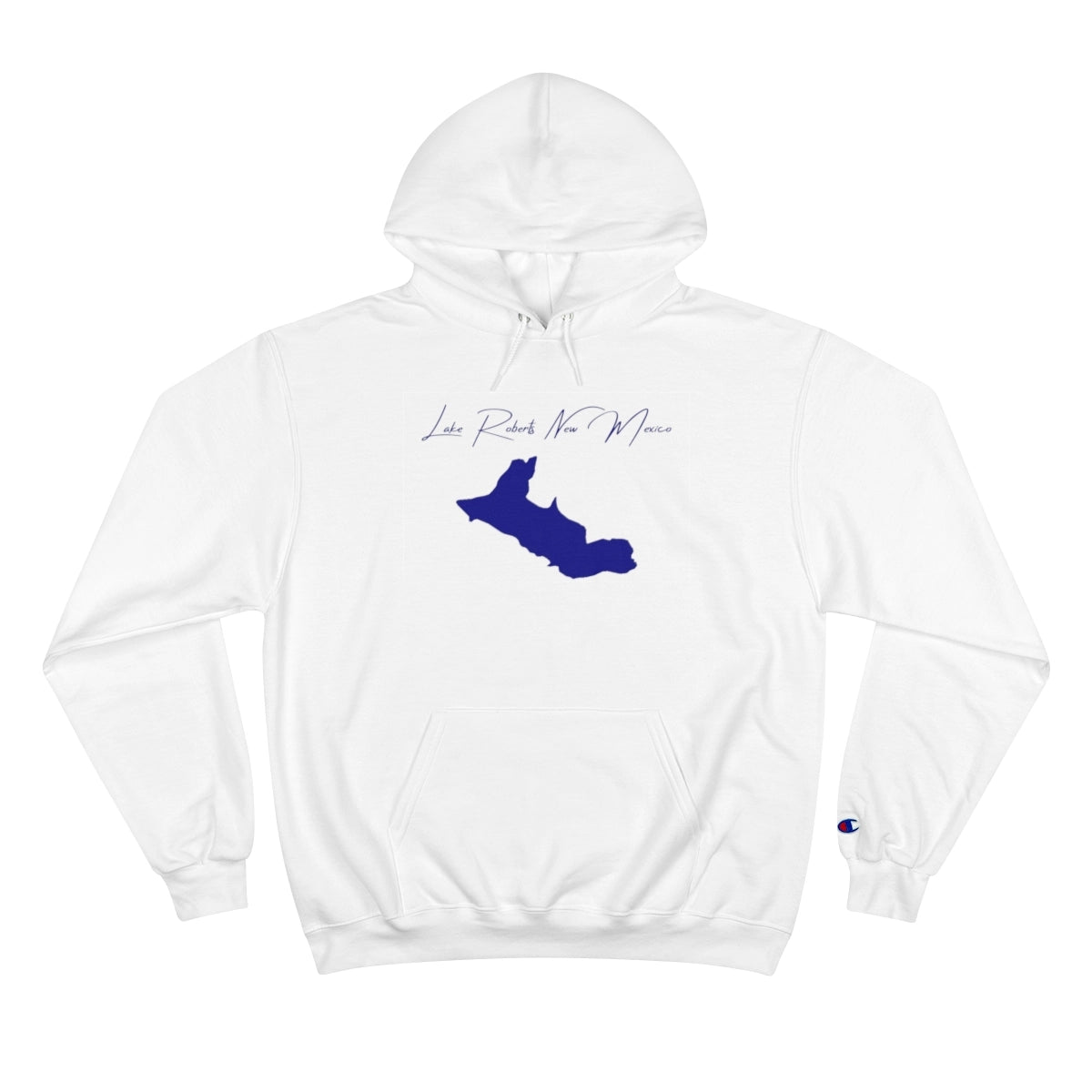 New  Mexico  Lake  Roberts  Hoodie  front  position  view  from  front  white.webp