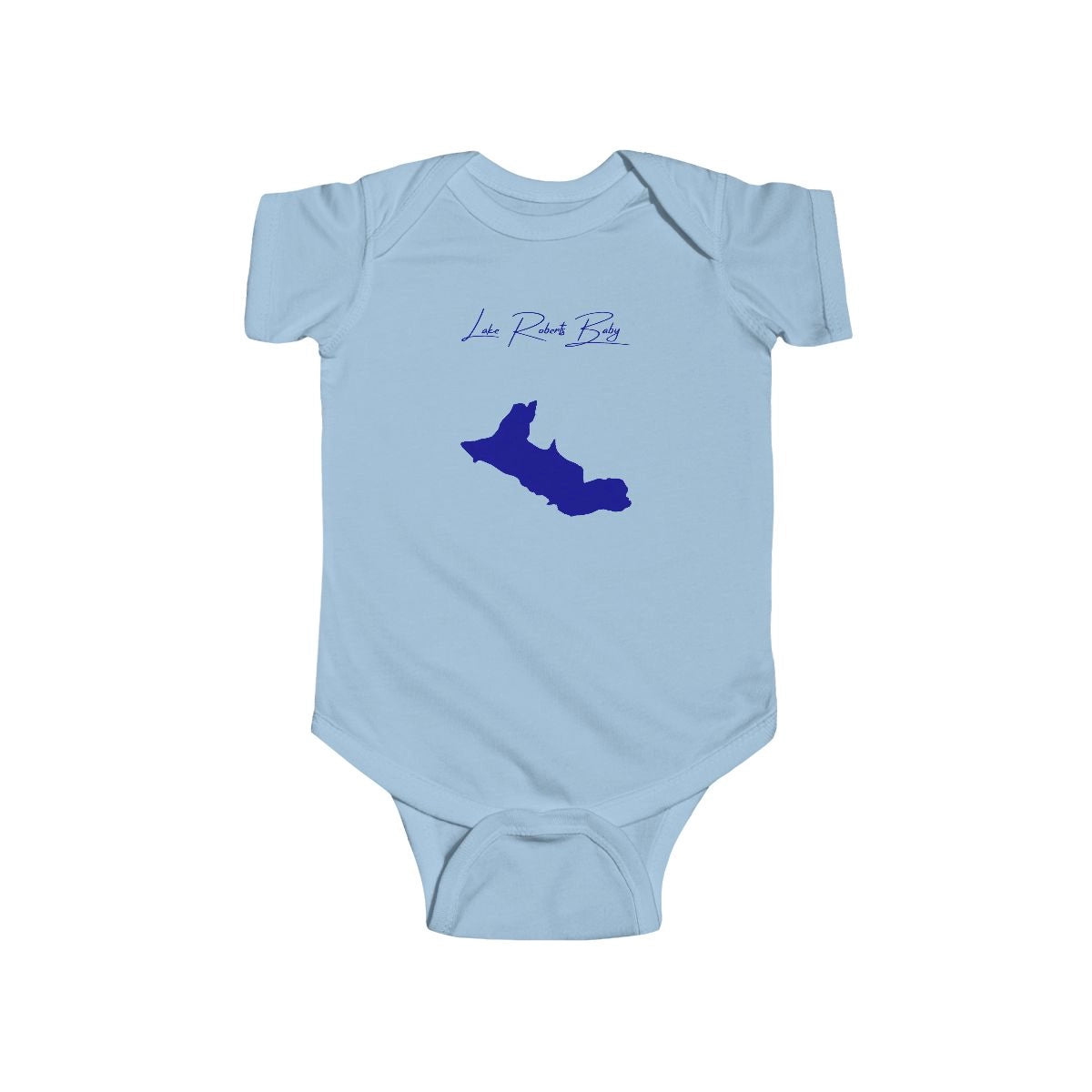 New  Mexico  Lake  Roberts  Onesie  front  position  view  from  front  light  blue.webp