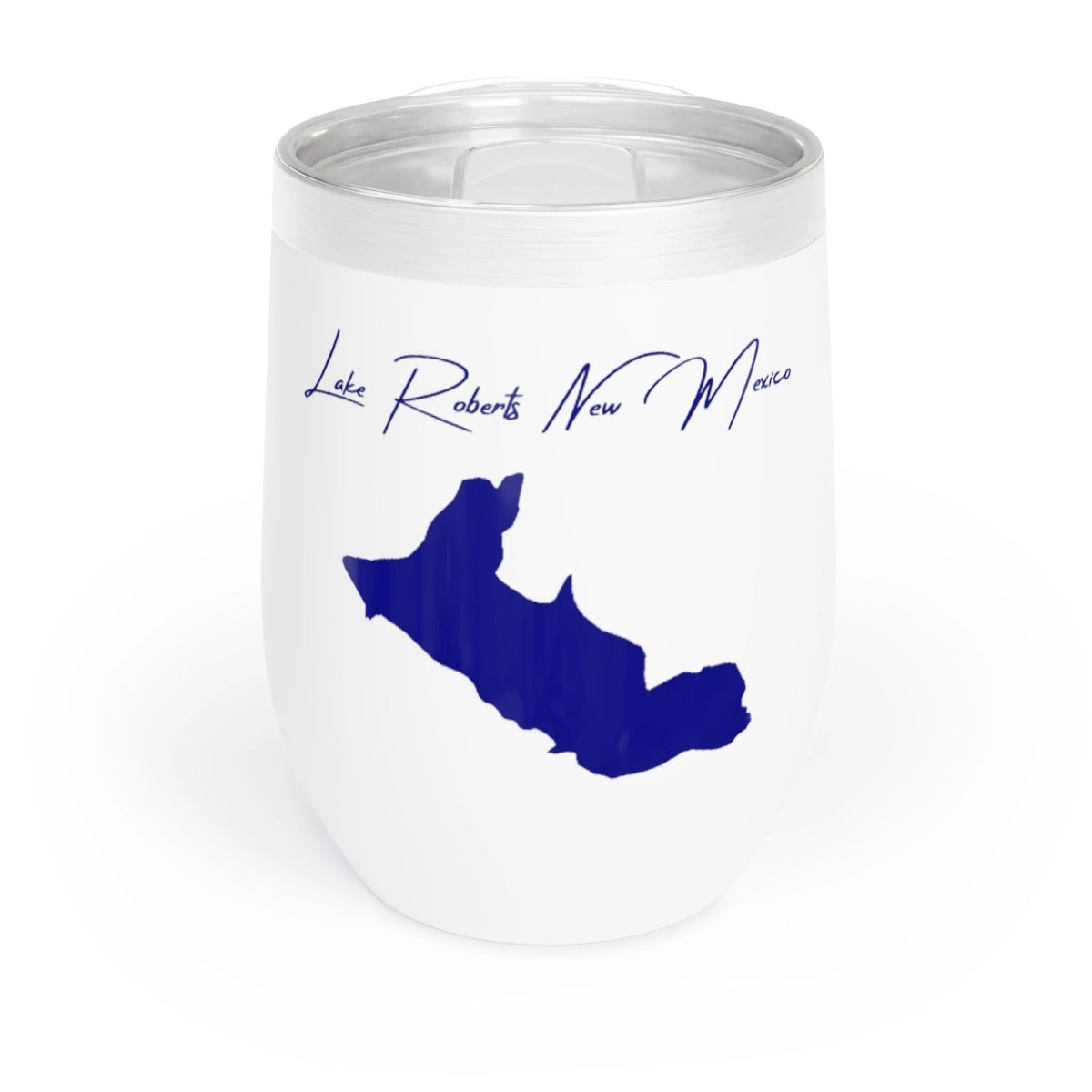 New  Mexico  Lake  Roberts  Wine  Tumbler  front  position  view  from  front  white.webp