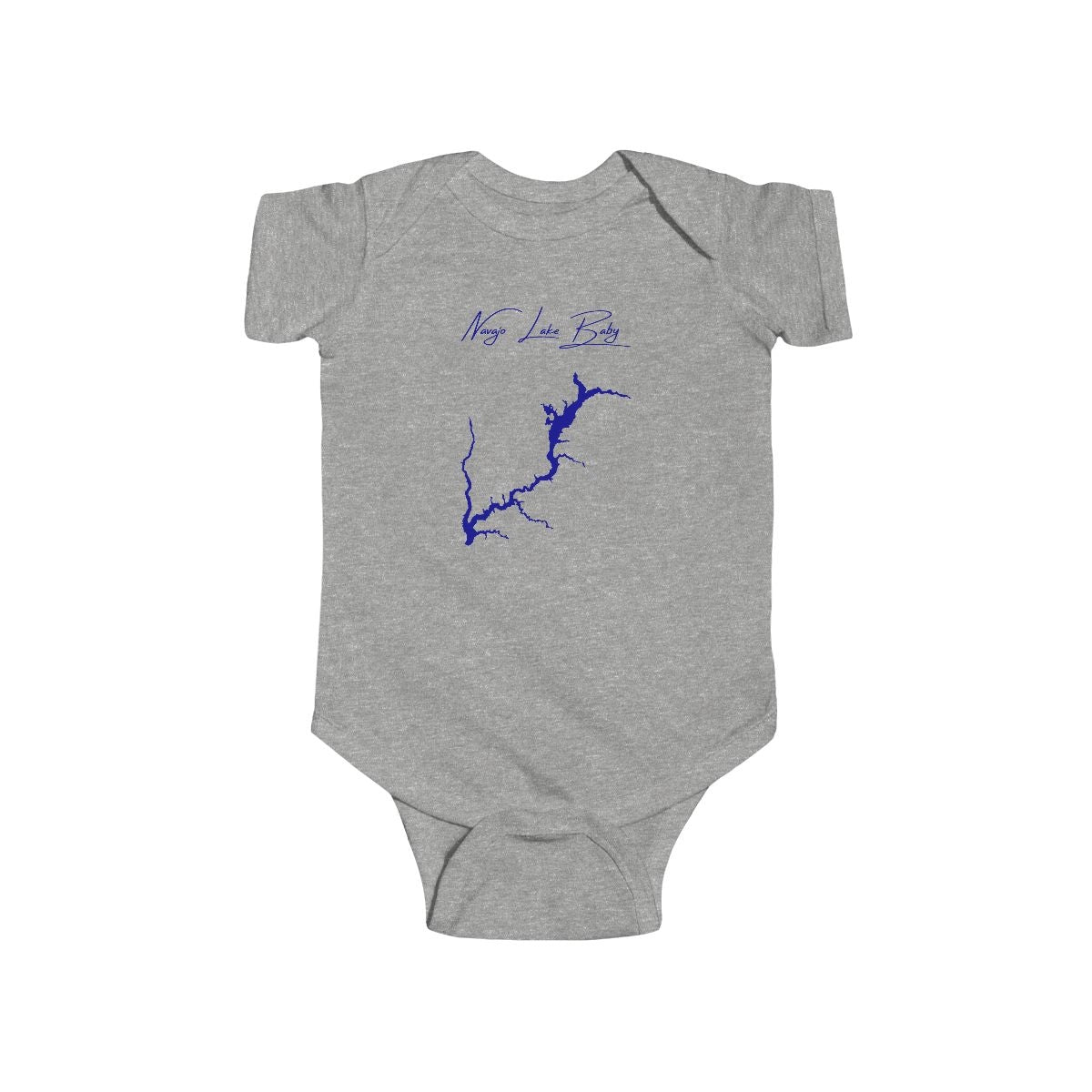 New  Mexico  Navajo  Lake  Onesie  front  position  view  from  front  heather.webp