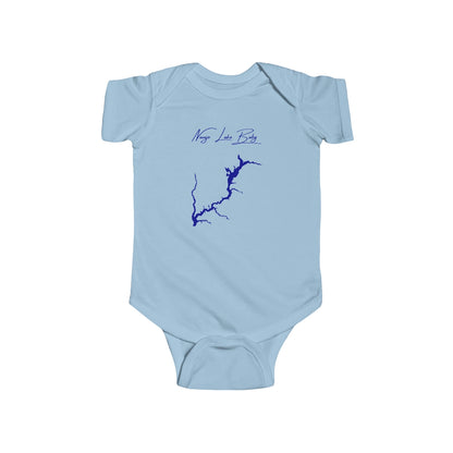 New  Mexico  Navajo  Lake  Onesie  front  position  view  from  front  light  blue.webp