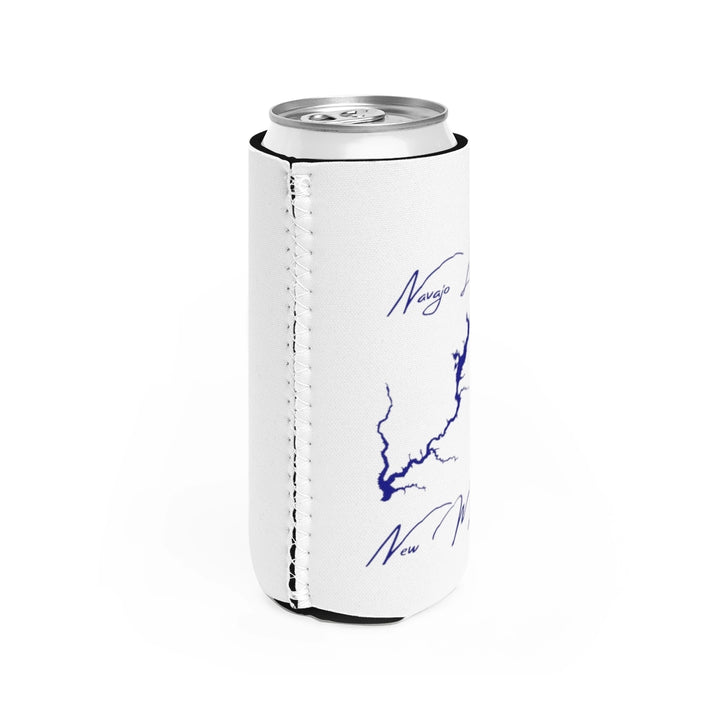 New  Mexico  Navajo  Lake  Slim  Can  Koozie  all  position  view  from  right  white.webp